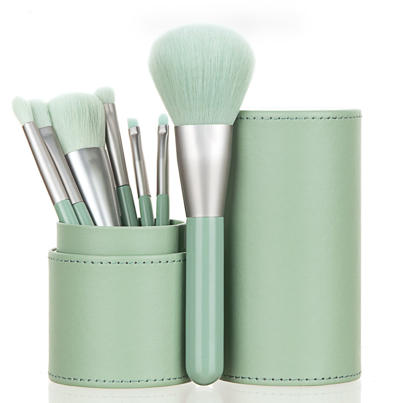 7 Makeup Brushes Portable Mini