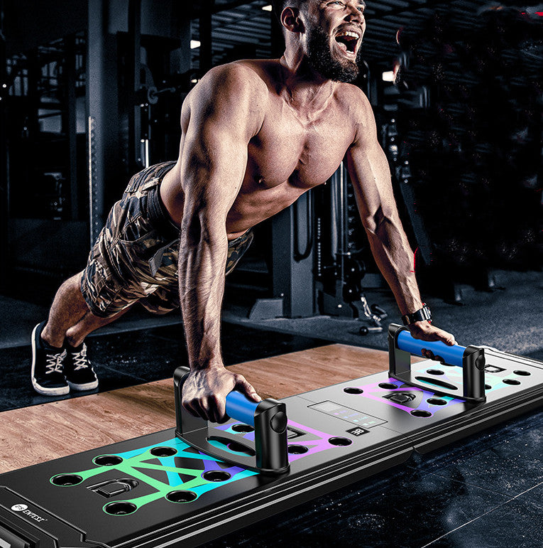 Dynamic Fitness Console for Push-Ups